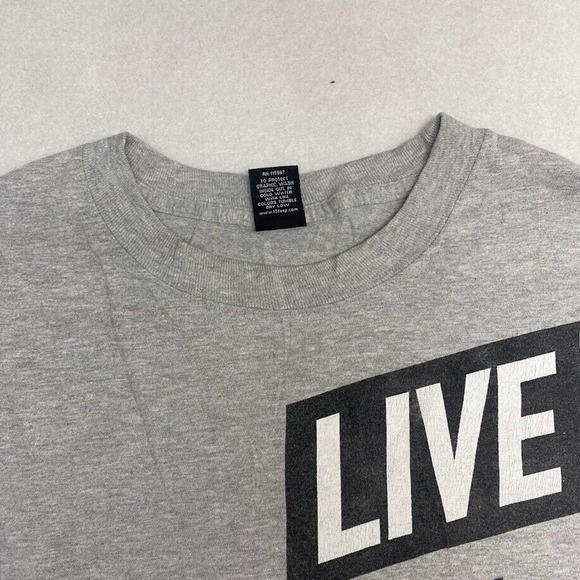 Live Larger 10.Deep NYC Tee Thrifted Vintage Style Size XL - Picture 8 of 9